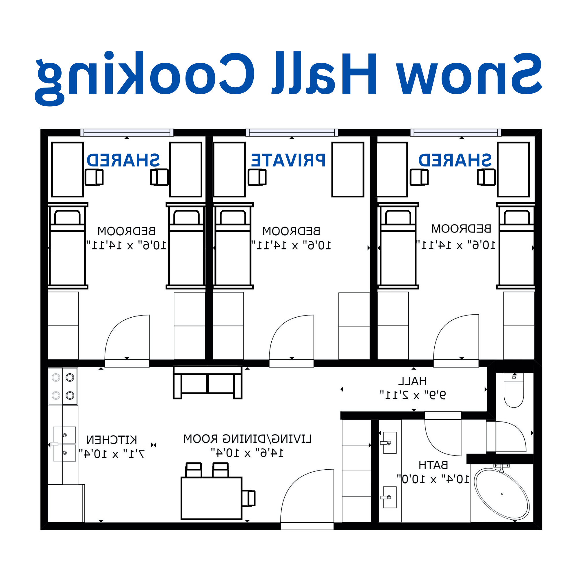 Snow Hall Cooking Apartment Floor Plan