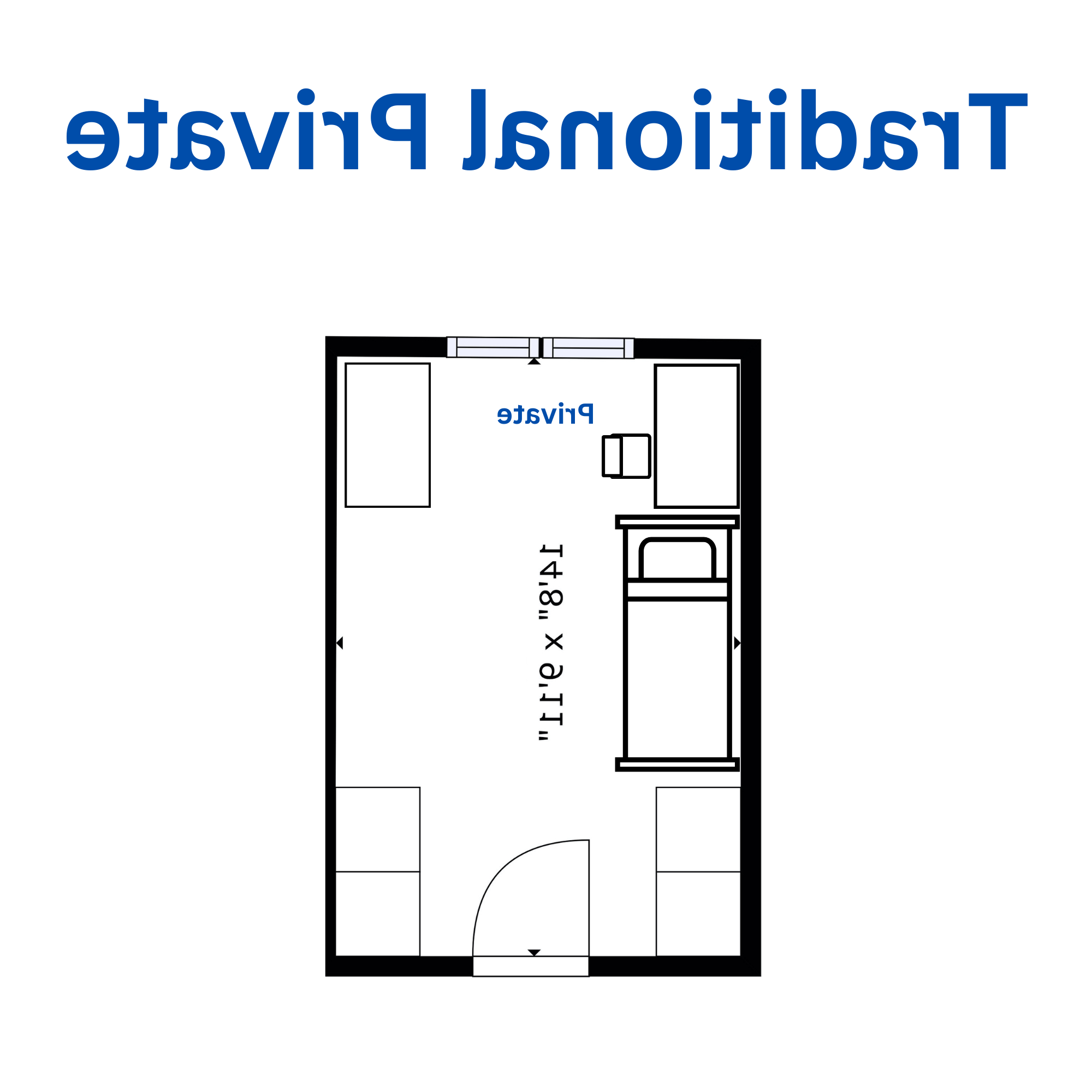 Traditional Private Floor Plan